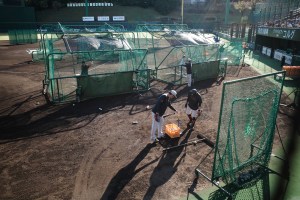 早朝のF1、駒田と大勢と大城元、20231030