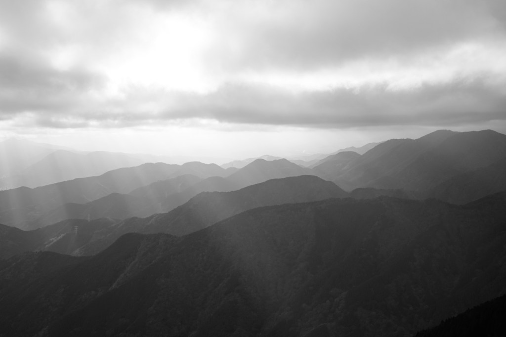 丹沢の表尾根へ、塔ノ岳で折り返す、20231121