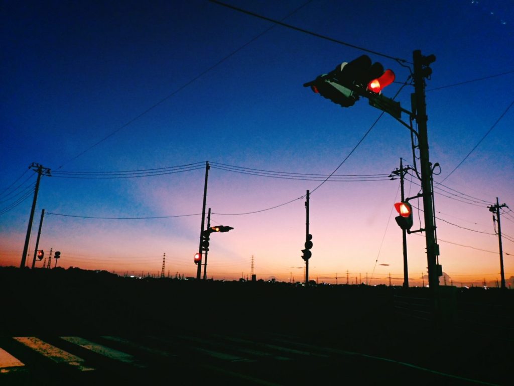 茂原の手伝い、月見をしながら帰った、20240917