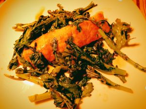 バルサミコソースと春菊は合う、20241211