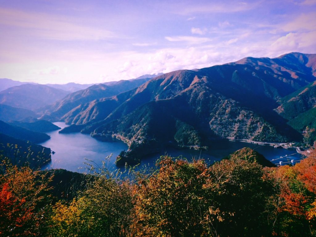 奥多摩湖にて仕事、せっかくなので山に入る、20241117